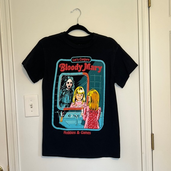 let’s conjure bloody mary creepy co halloween horror t-shirt - Picture 4 of 8